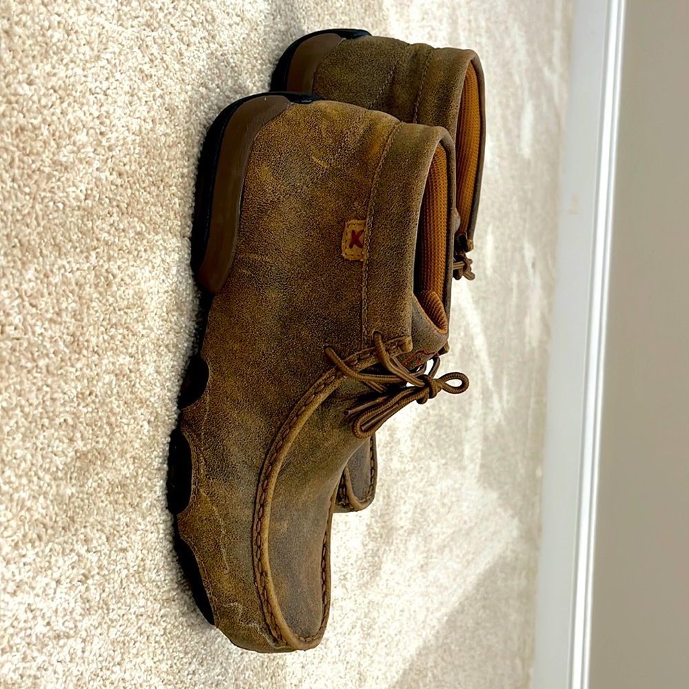 Twisted X men’s Brown Bomber moccasins